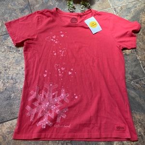 Life is Good womens t-shirt